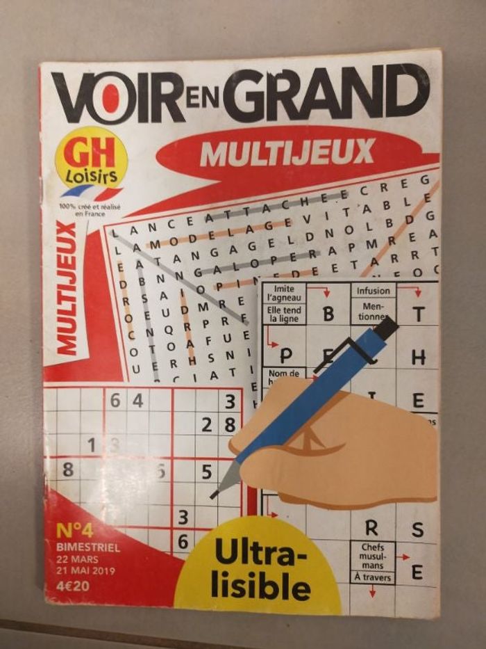 Voir en grand multi jeux
