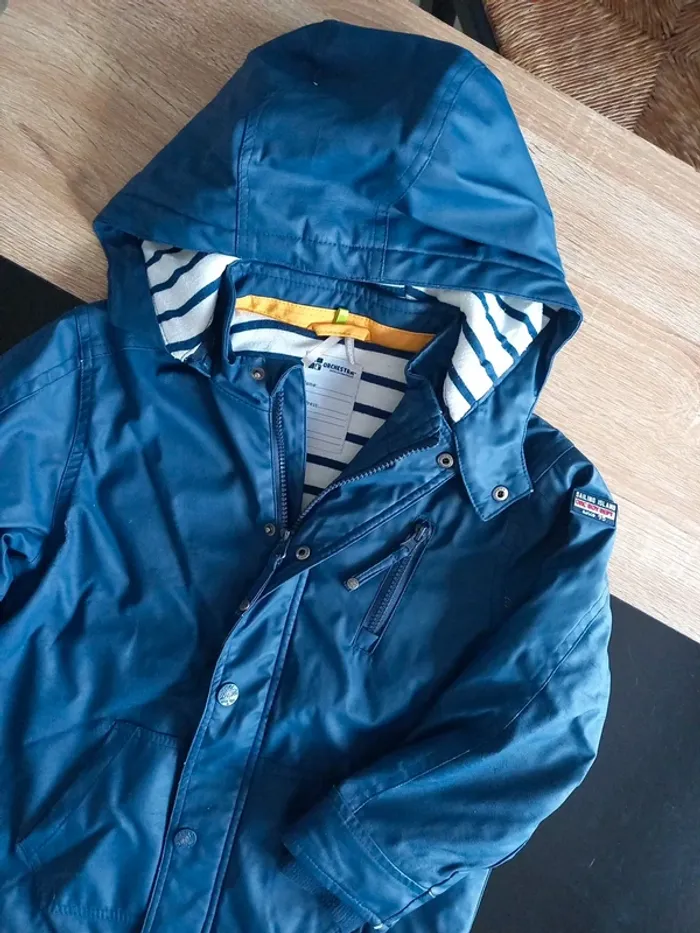 Blouson bleu marine 8 ans - photo numéro 2