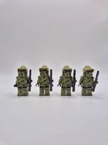 Figurines type lego 4 clones ARF troopers de Kashyyyk star wars