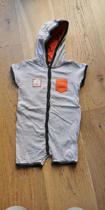 Combishort avec capuche