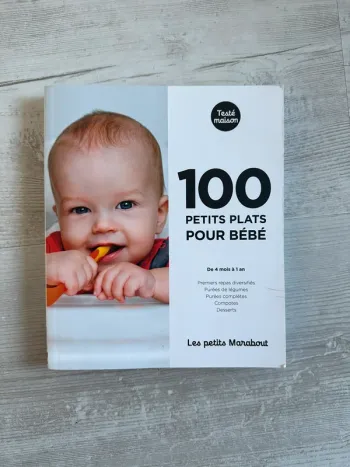 Livre 100 petits plats pour bébé