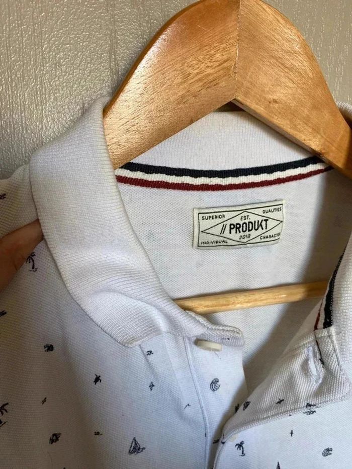 Polo Homme blanc Taille M - photo numéro 4