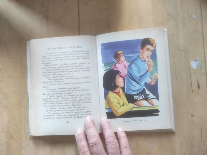 Le mystère du golfe bleu Enid Blyton Hachette Idéal-Bibliothèque 1964 - photo numéro 4