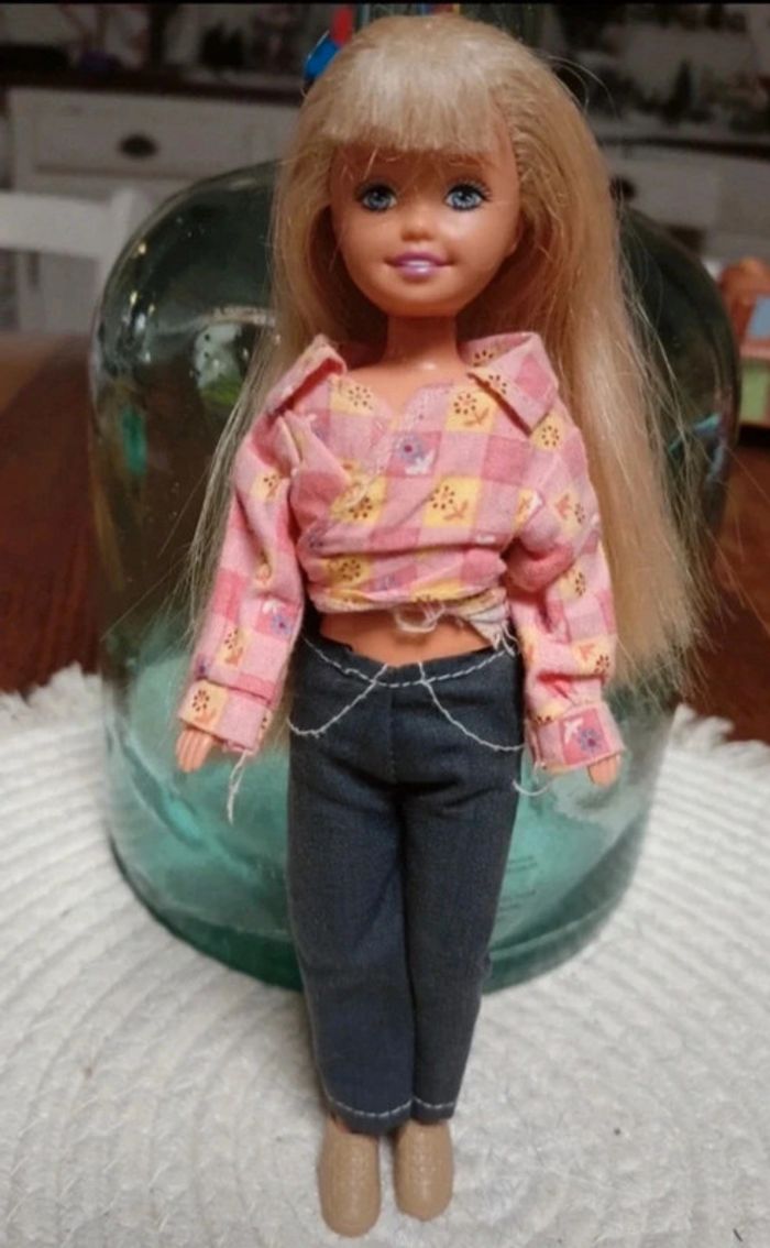 🌺petite soeur de Barbie vintage 1991 Malaysia 20 cm🌺