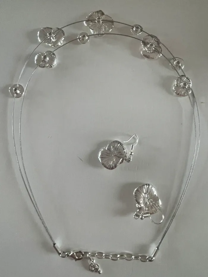 Parure fleur acie - photo numéro 4