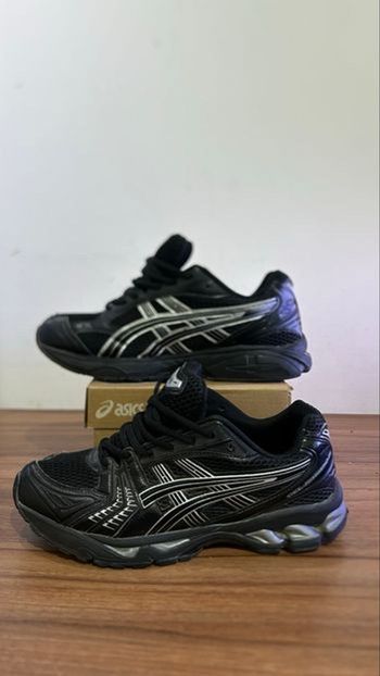 Asics Kayano 14 Black Pure Silver