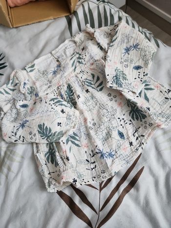Blouse gaz de conton