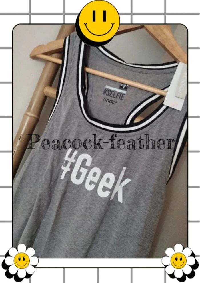 Haut débardeur neuf étiqueté S geek undiz - photo numéro 3