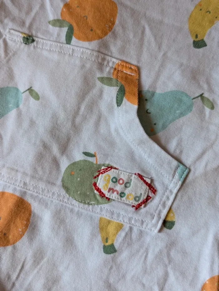 Combi-short bébé 6 mois Tex #fruits #mixte #été - photo numéro 3
