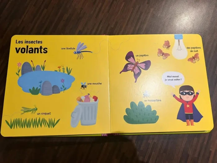 Livre Mes premières petites bêtes Patapon avec poster à déplier - photo numéro 3