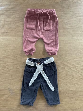 Lot 2 pantalons 3 mois