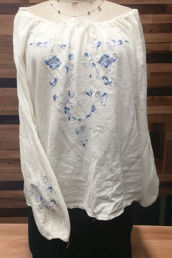 Jolie blouse Épaules dénudées vintage