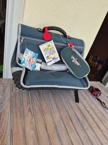 Lee cooper cartable et trousse vert foncé neuf