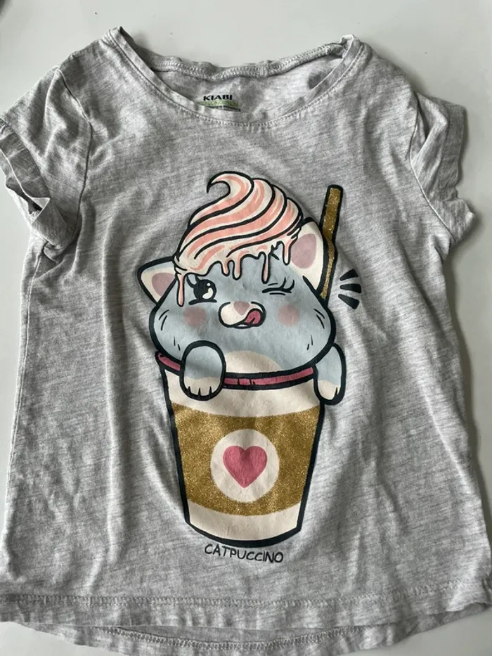 Lot de 3 tshirts fille taille 6 ans - photo numéro 3