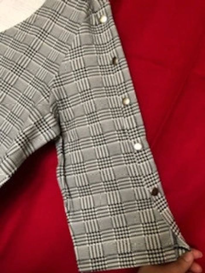 Robe à carreaux maille milano T54 - photo numéro 6