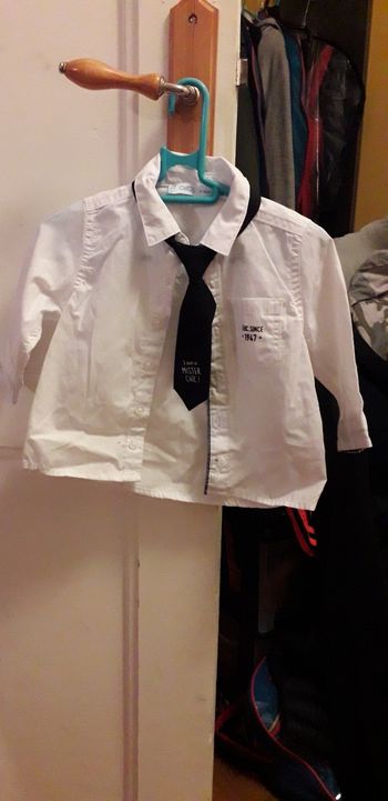 Chemise avec cravate