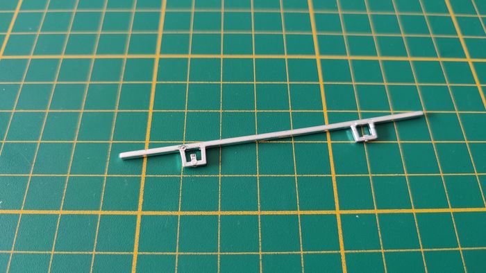 Baguette latérale pièce détachée miniature Burago Mercedes 300 SL 1954 1/18 1/18e #D85 - photo numéro 2