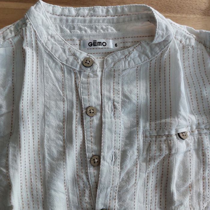 Chemise tunique manche longue garçon 6 ans - photo numéro 2