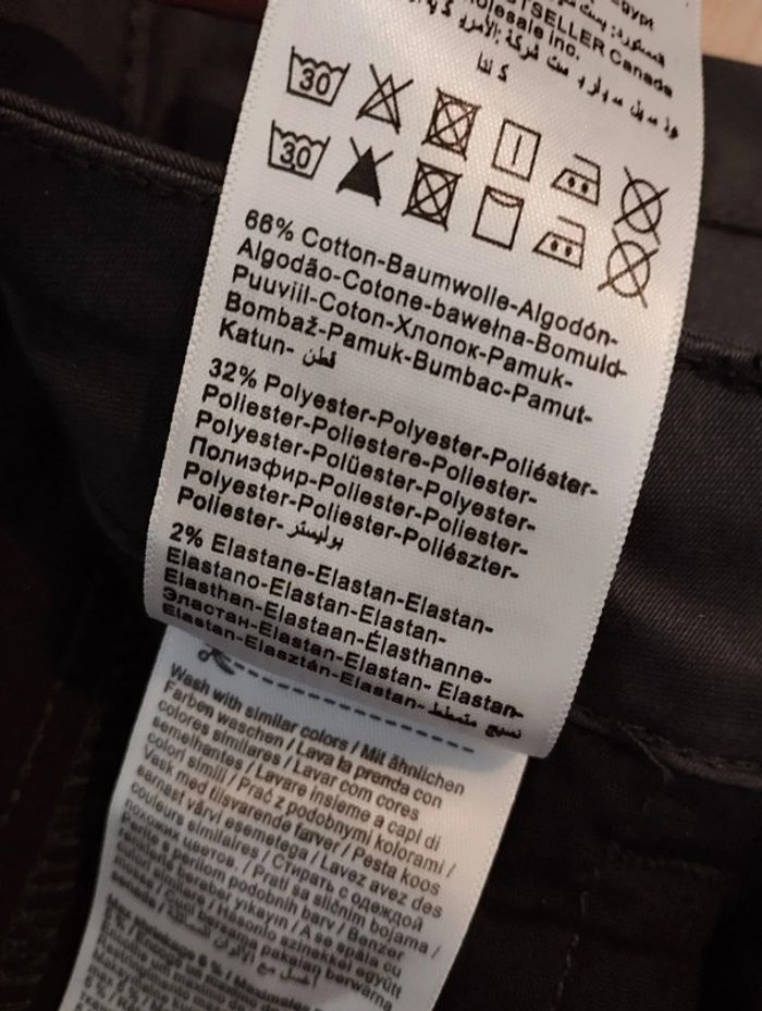 Pantalon gris foncé Seven Vero Moda taille 27/34 - photo numéro 8