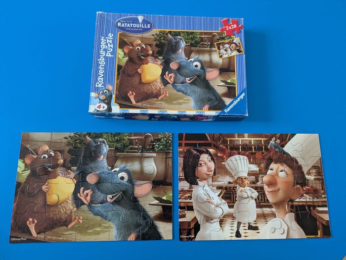 2 puzzles Ratatouille de Ravensburger