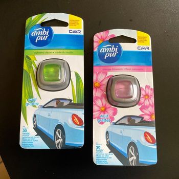 Lot de 2 désodorisant pour voiture ambipur