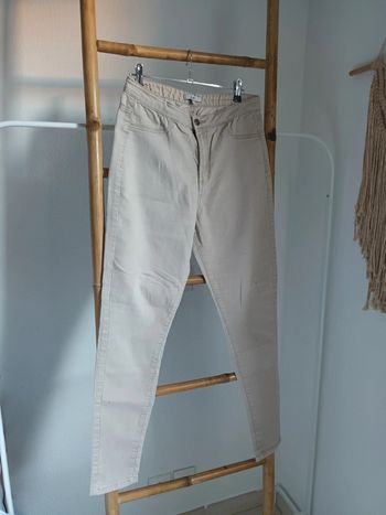 Pantalon beige La Halle taille 42