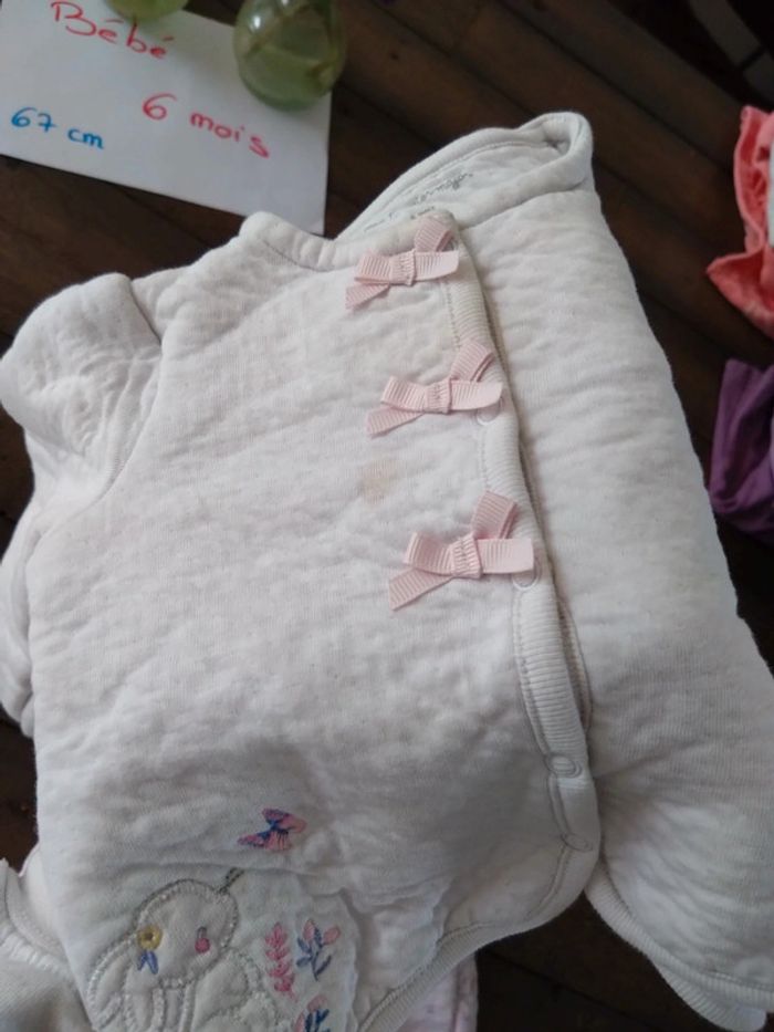 Ensemble bébé fille 6 mois mon premier major 68 cm - photo numéro 3