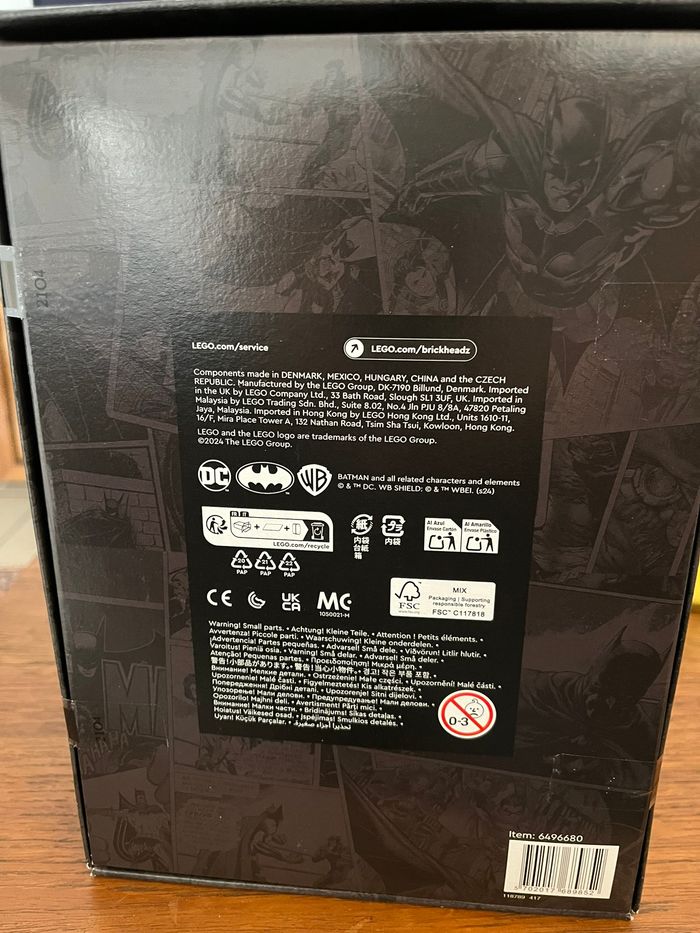 Lego 40726 Limited Edition - Batman Brick Headz 85th anniversary - photo numéro 4