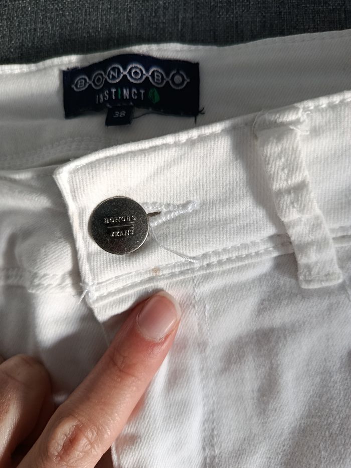 Jean blanc skinny Bonobo - photo numéro 7