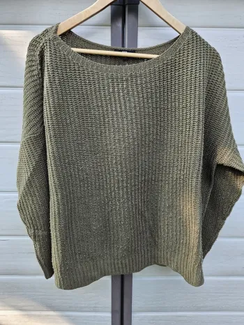 Pull décontracté mi-saison femme - Taille L / 40 - Tex - Kaki