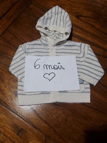 Veste à capuche 6 mois