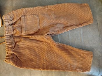 Pantalon  velours côtelé marron 18mois