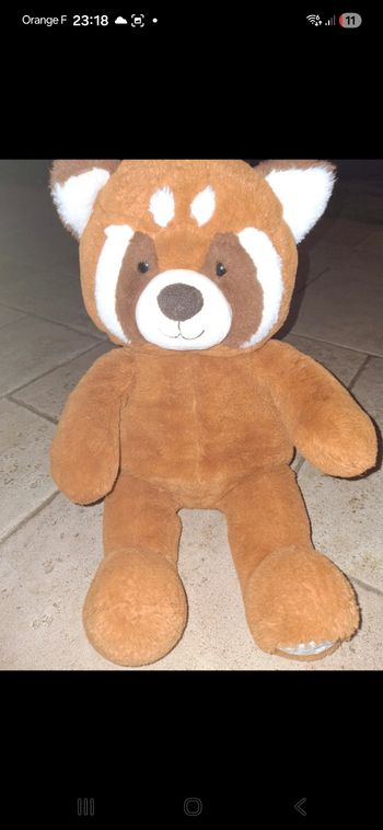 Peluche panda roux 