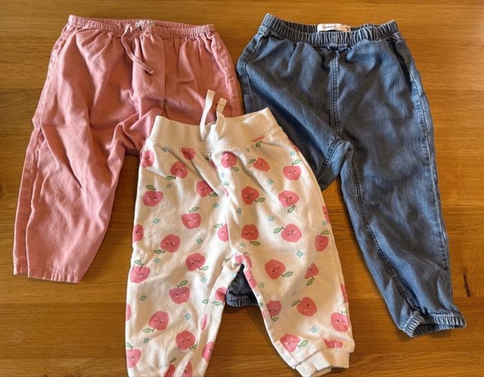 Lot pantalon 9-12 mois