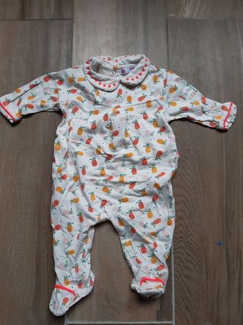 Dors bien coton imprimé ananas