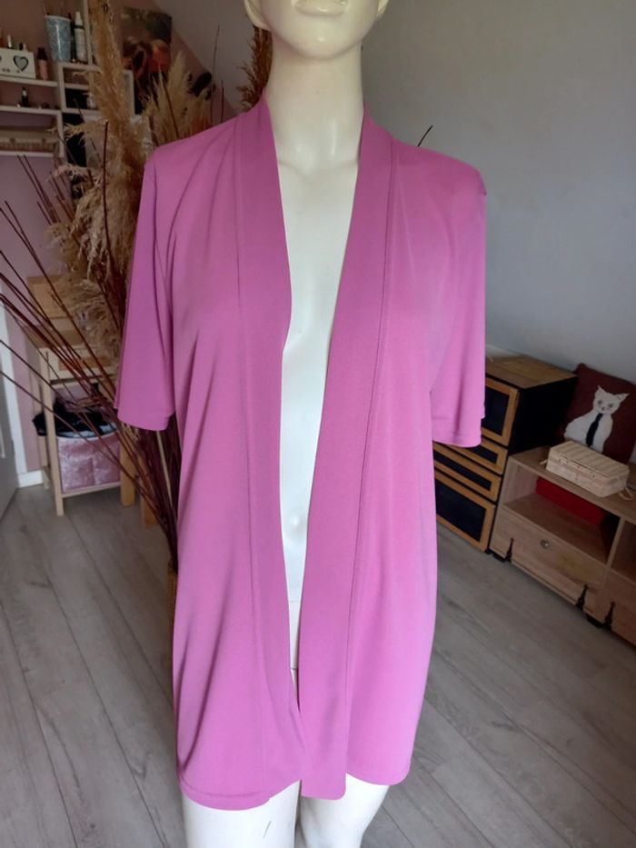 Gilet rose foncé taille XL - photo numéro 2