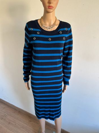 Robe pull noire et bleue Esprit taille XL TBE