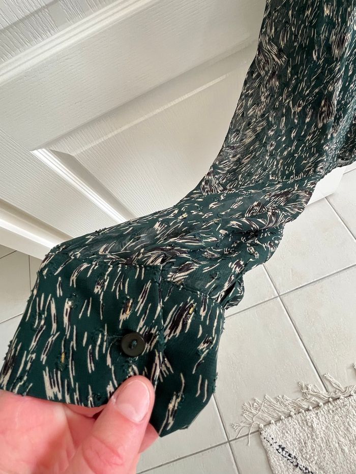 jolie blouse verte - photo numéro 4