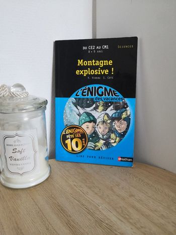 🌺Livre l'énigme des vacances : Montagne Explosive🌺