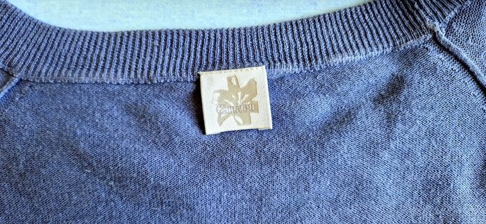 Pull court bleu femme T1/36 - photo numéro 9