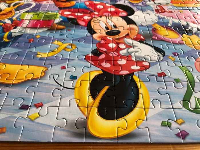 Puzzle 250 pièces Minnie et Mickey - photo numéro 3