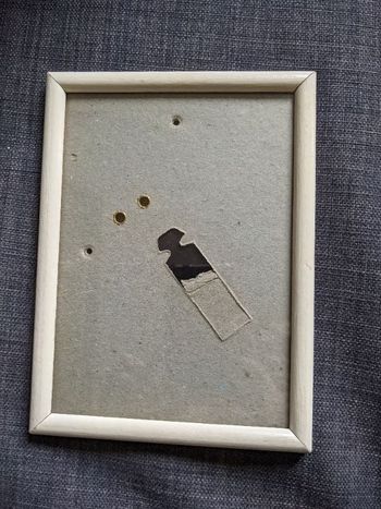 Cadre blanc cassé 12 x 17 cm