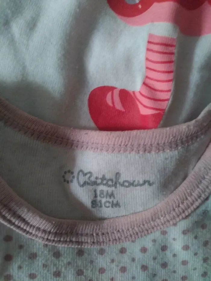 Lot de Bodies Bébé Fille 18 Mois - photo numéro 3