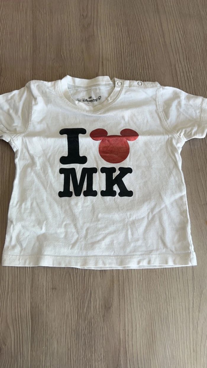 Tee shirt Disneyland Paris en 12 mois