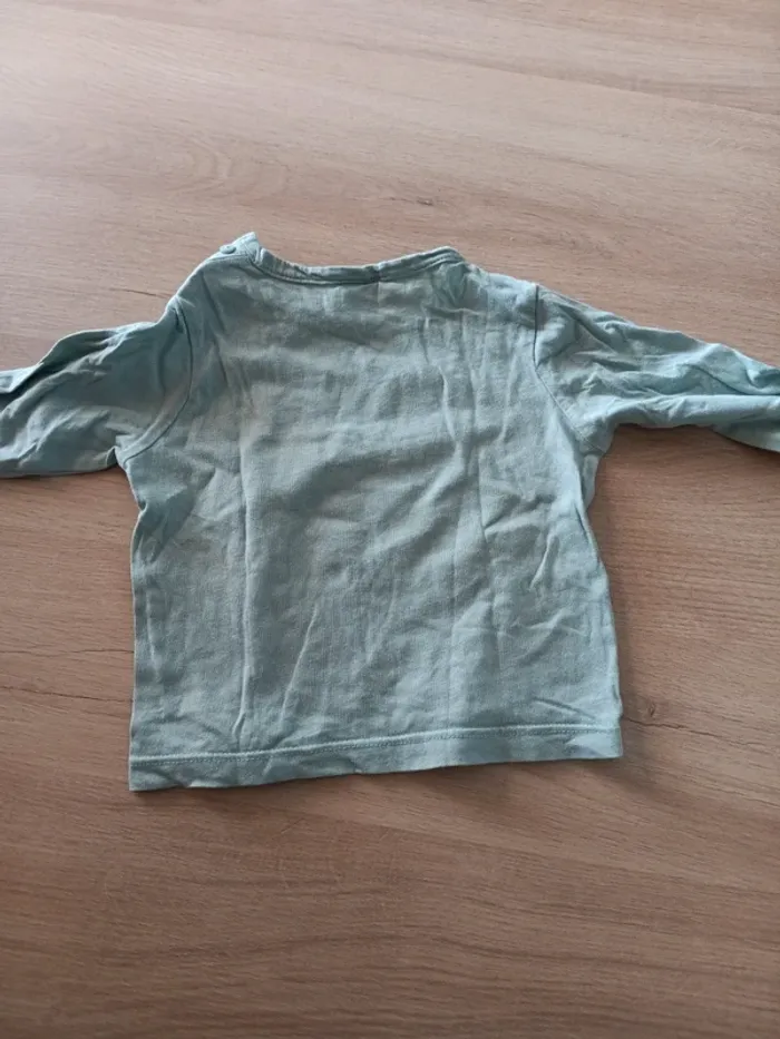 Tee-shirt manches longues 9mois - photo numéro 2