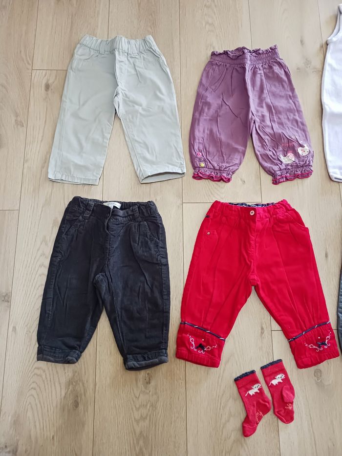 Lot de 6 pantalons 9 mois - photo numéro 2