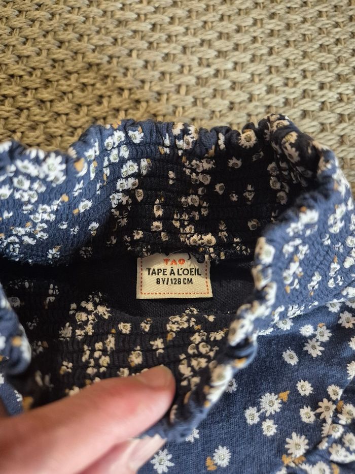 Lot de 3 Blouses à motifs fleurs filles - 8 ans - photo numéro 10