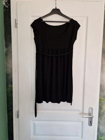 Tunique noire mi longue taille l