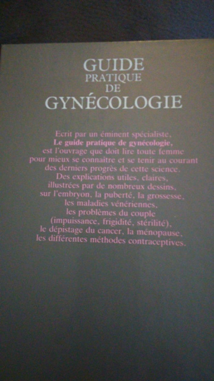Guide pratique de gynécologie - photo numéro 2