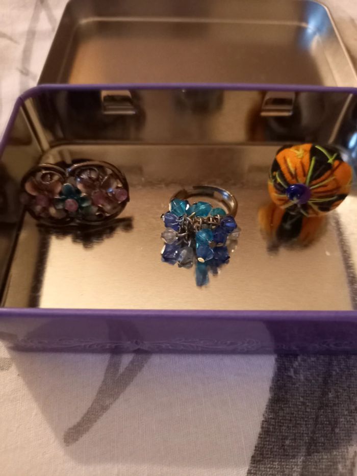 Lot de 3 bagues Ethniques réglables